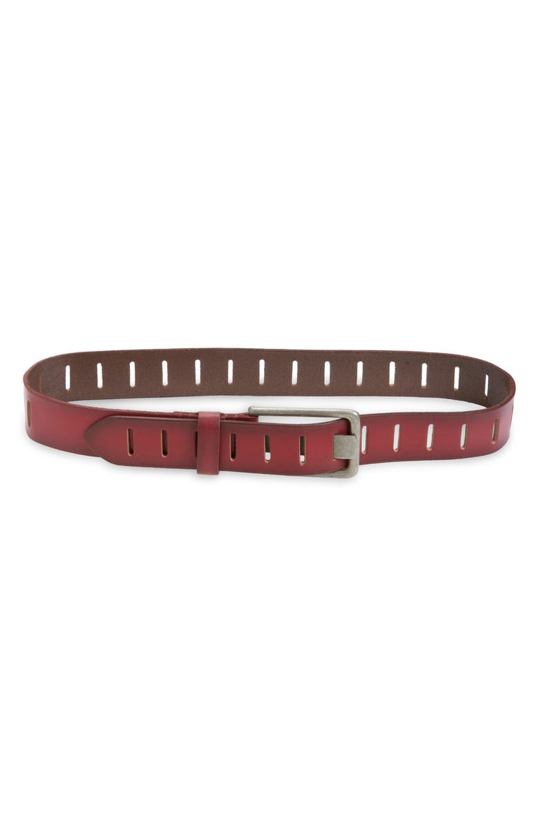 Free People We the Free WTF Jona Leather Belt, Main, color, Chefs Kiss