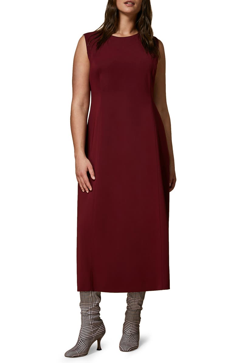 Marina Rinaldi Flared Sheath Dress, Main, color,