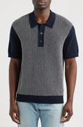 Wax London Turin Stripe Polo