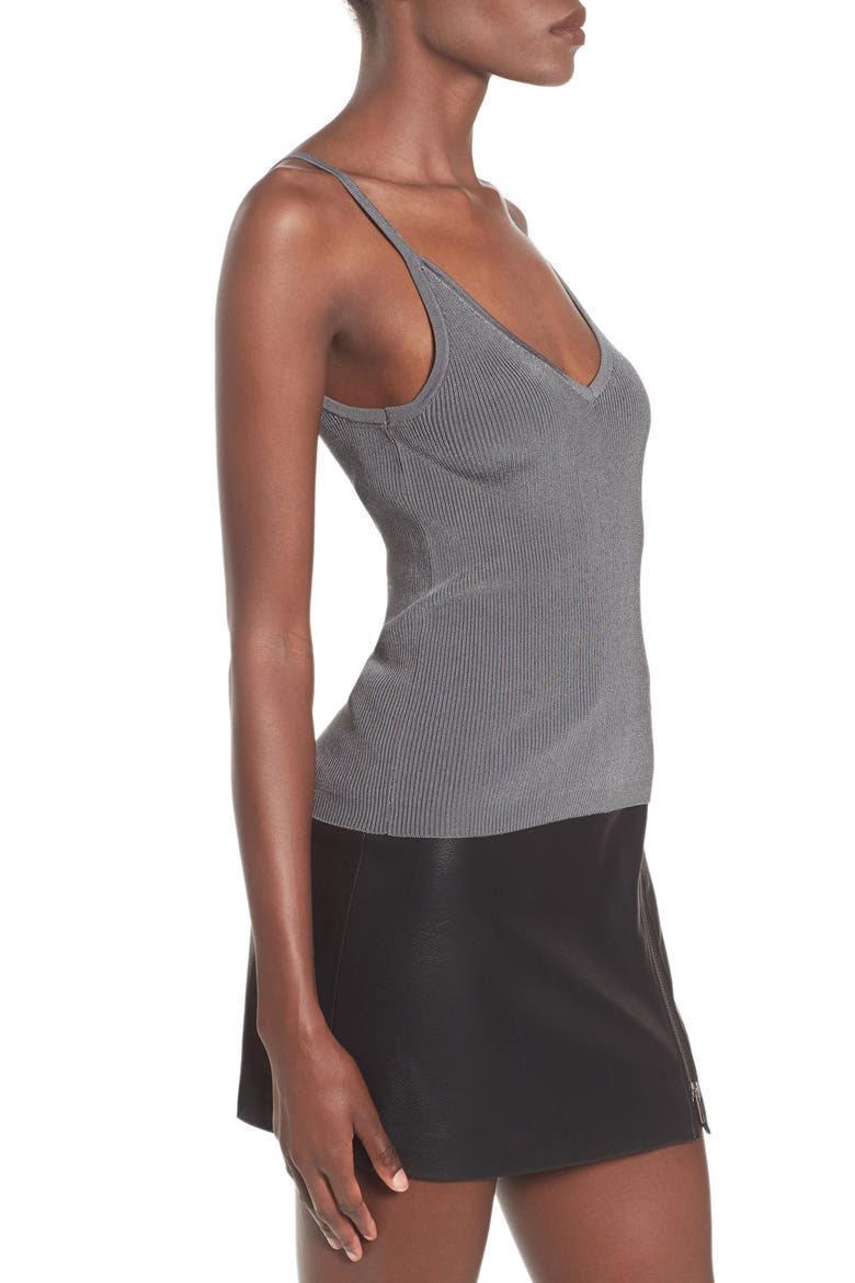 Rib Tank, Alternate, color, GREY EBONY