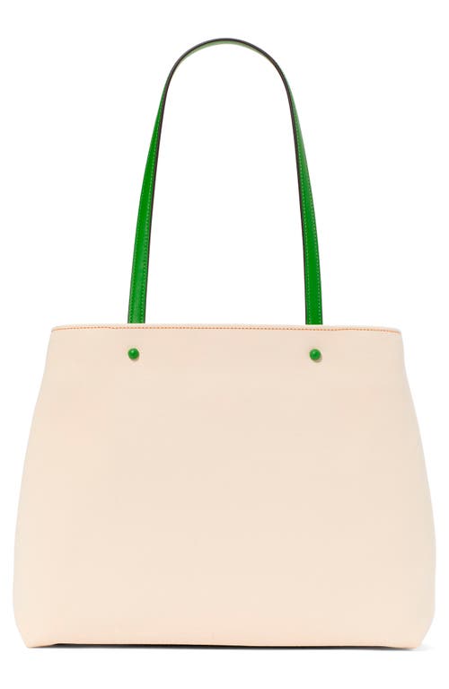 KATE SPADE KATE SPADE NEW YORK MEDIUM SQUEEZE PRINT CANVAS TOTE 