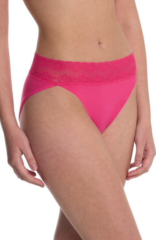 Natori Bliss Perfection One Size French Cut Briefs In Pink