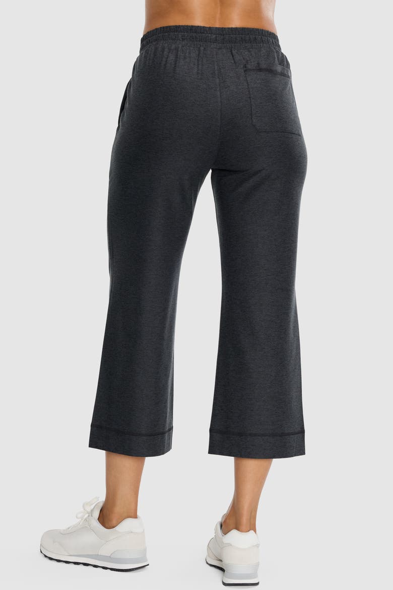 Dreamblend Wide Leg Cropped Pant, Alternate, color, Heather Grey