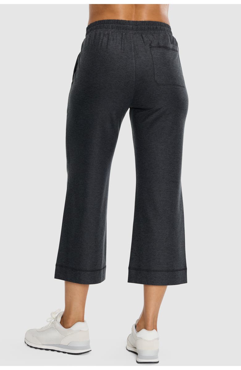 Peloton Dreamblend Wide Leg Cropped Pant, Alternate, color, Heather Grey