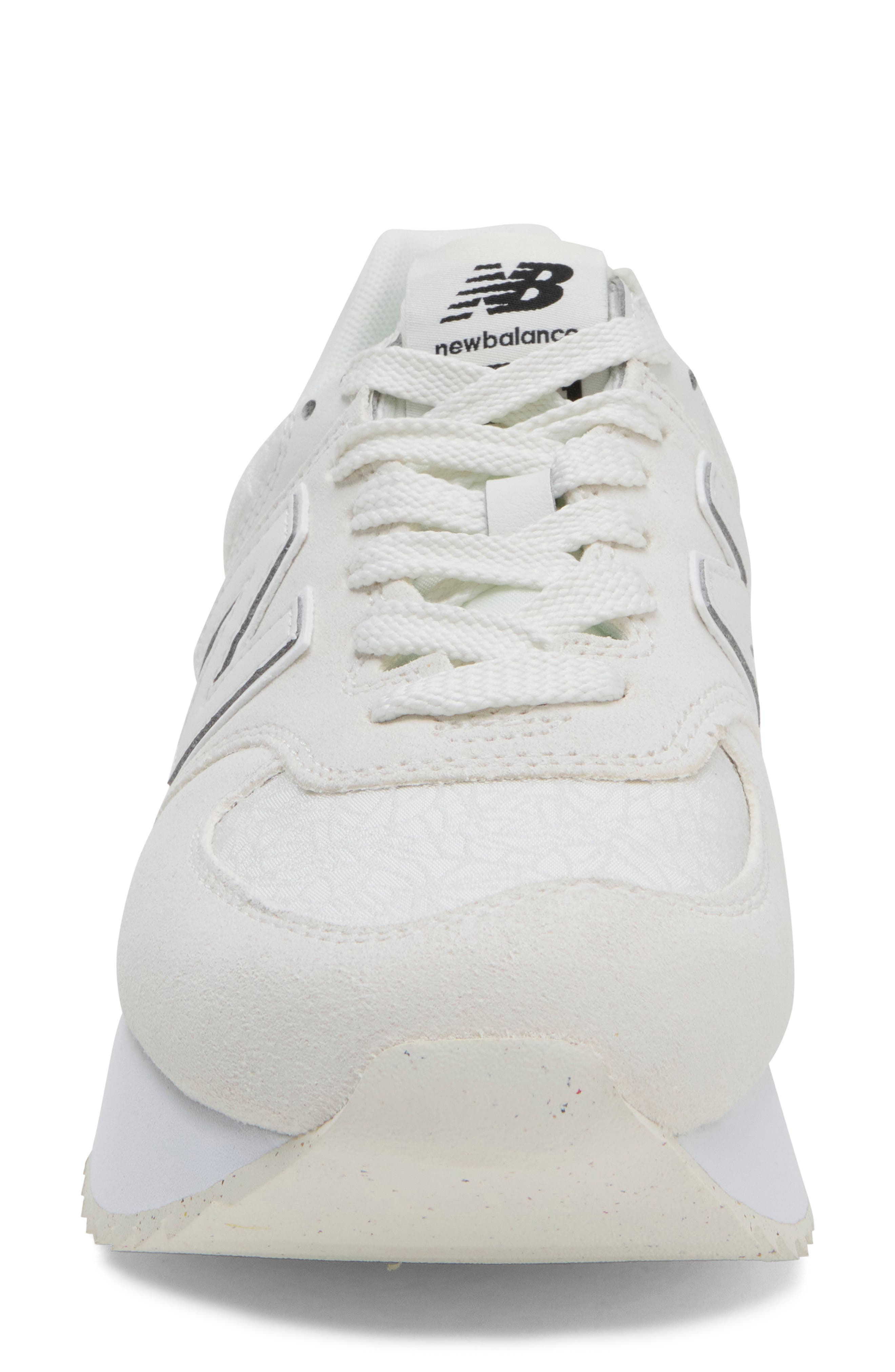 574 Plus Sneaker, Alternate, color, SEA SALT/ BLACK