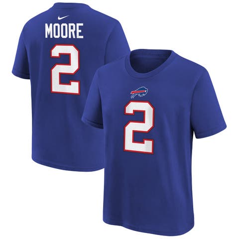 Youth Nike D.J. Moore Royal Buffalo Bills Name & Number T-Shirt