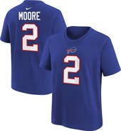 Nike Youth Nike D.J. Moore Royal Buffalo Bills Name & Number T-Shirt