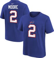 Nike Youth Nike D.J. Moore Royal Buffalo Bills Name & Number T-Shirt