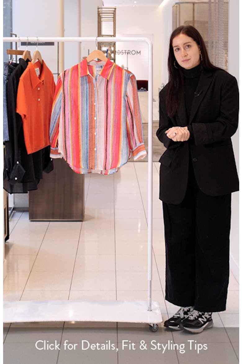 Horizon Breeze Stripe Button-Up Shirt video