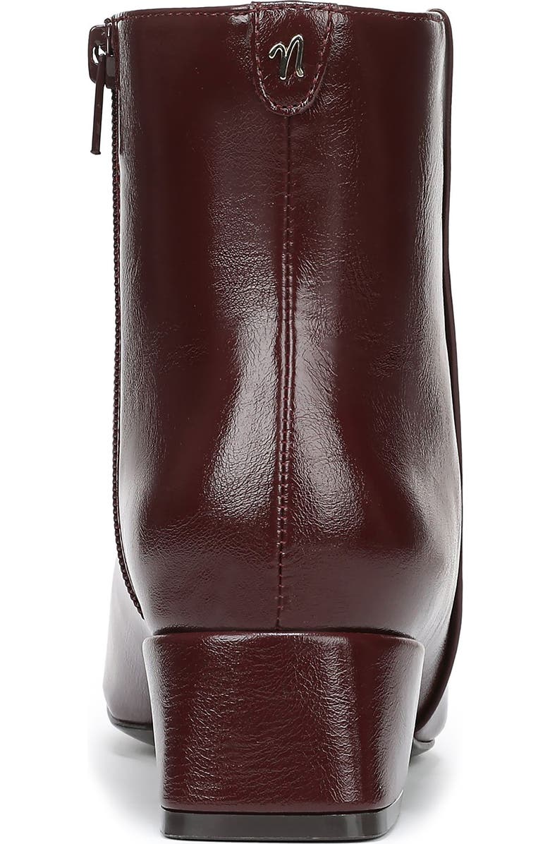 Naturalizer Hadley Square Toe Bootie, Alternate, color, Wine Red