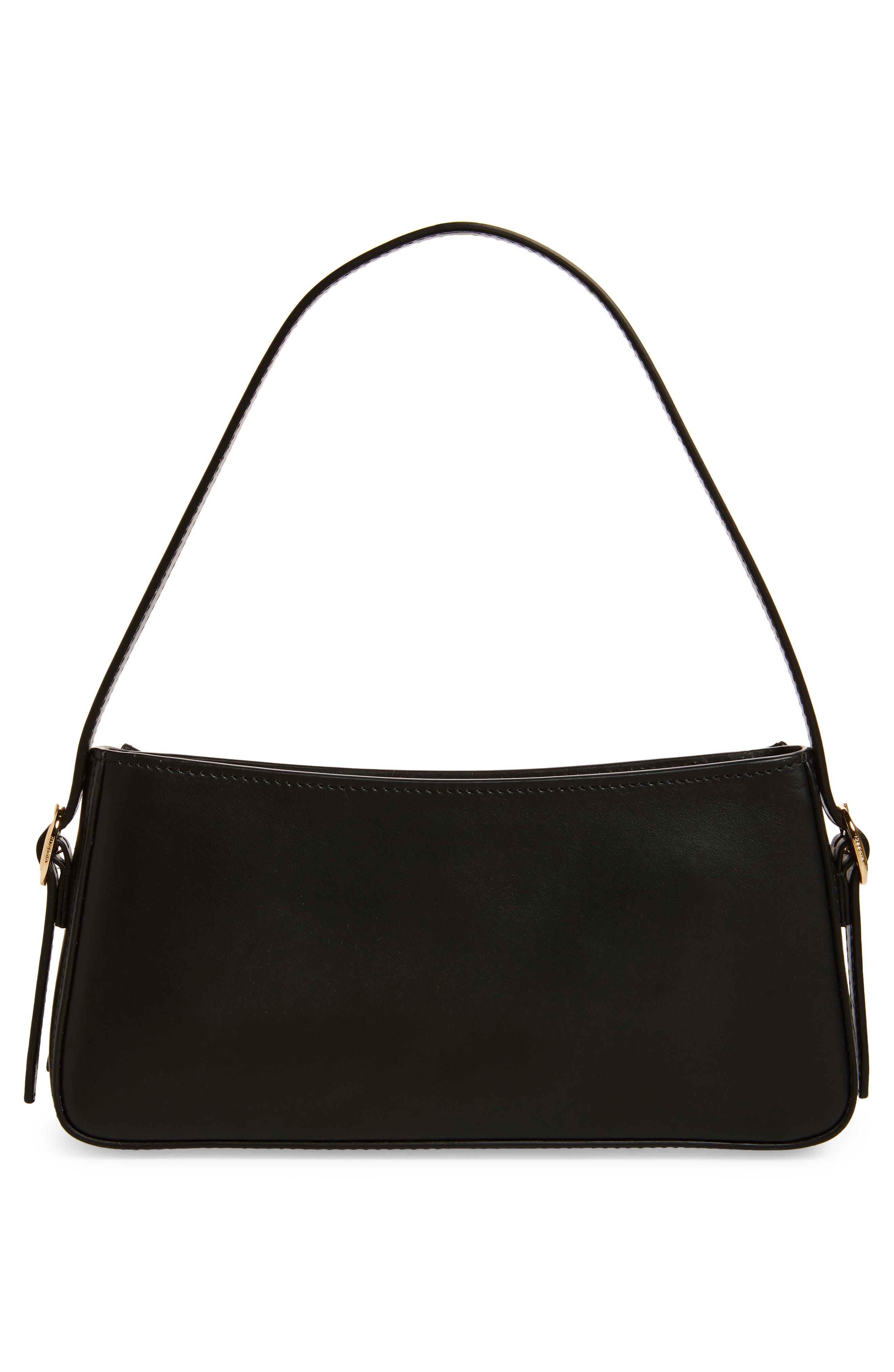 Coperni Belted Baguette Leather Shoulder Bag, Alternate, color, 