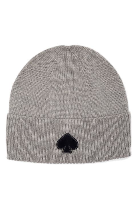 flocked spade beanie