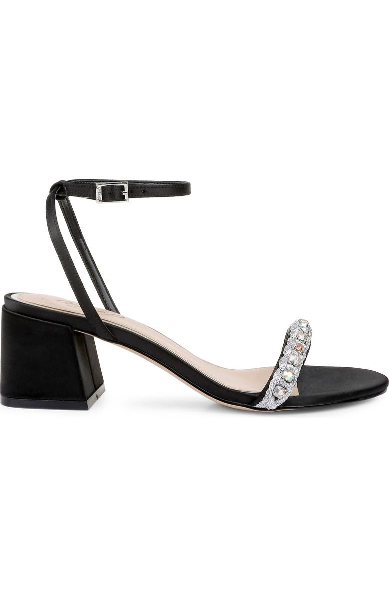 Jewel Badgley Mischka Odonna Embellished Ankle Strap Sandal, Alternate, color,