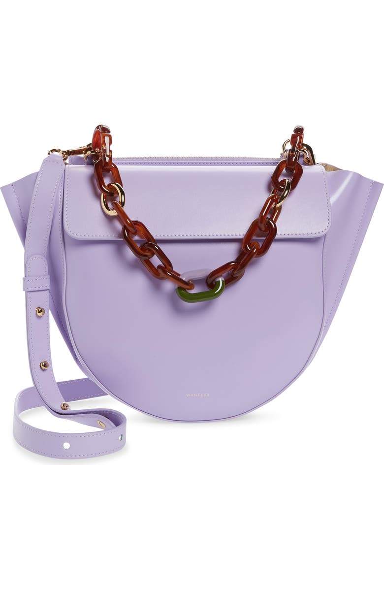 Wandler Hortensia Medium Leather Shoulder Bag, Alternate, color,