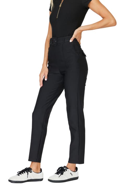 Belted Hybrid Pants
