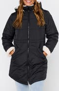 Rip Curl Anti-Series Anoeta Water Repellent Longline Quilted Coat