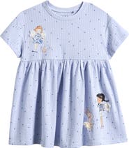 NEXT Kids' Fairy Print Bib Jersey Dress