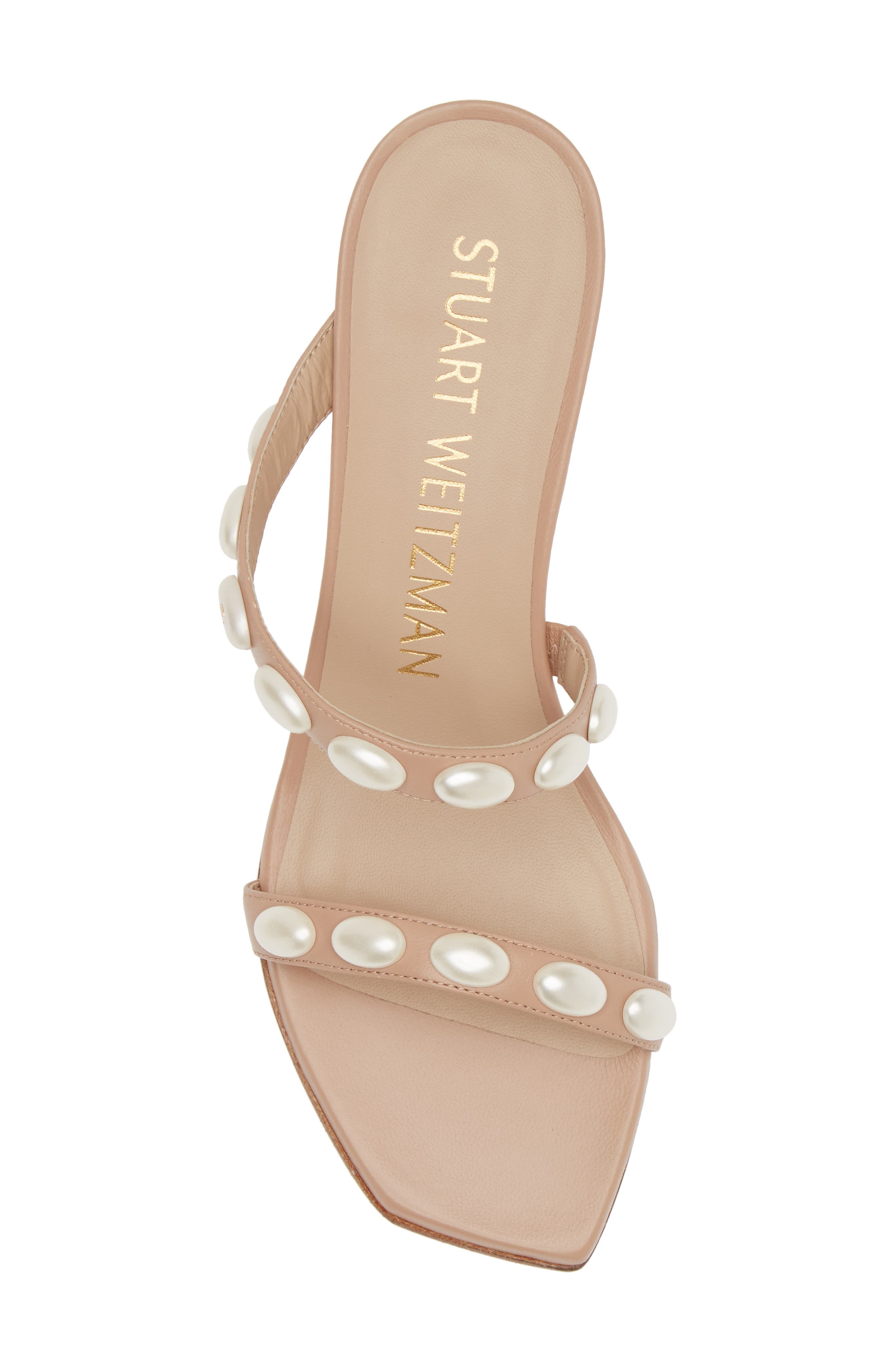 Pearlita 50 Wedge Slide Sandal, Alternate, color, ADOBE