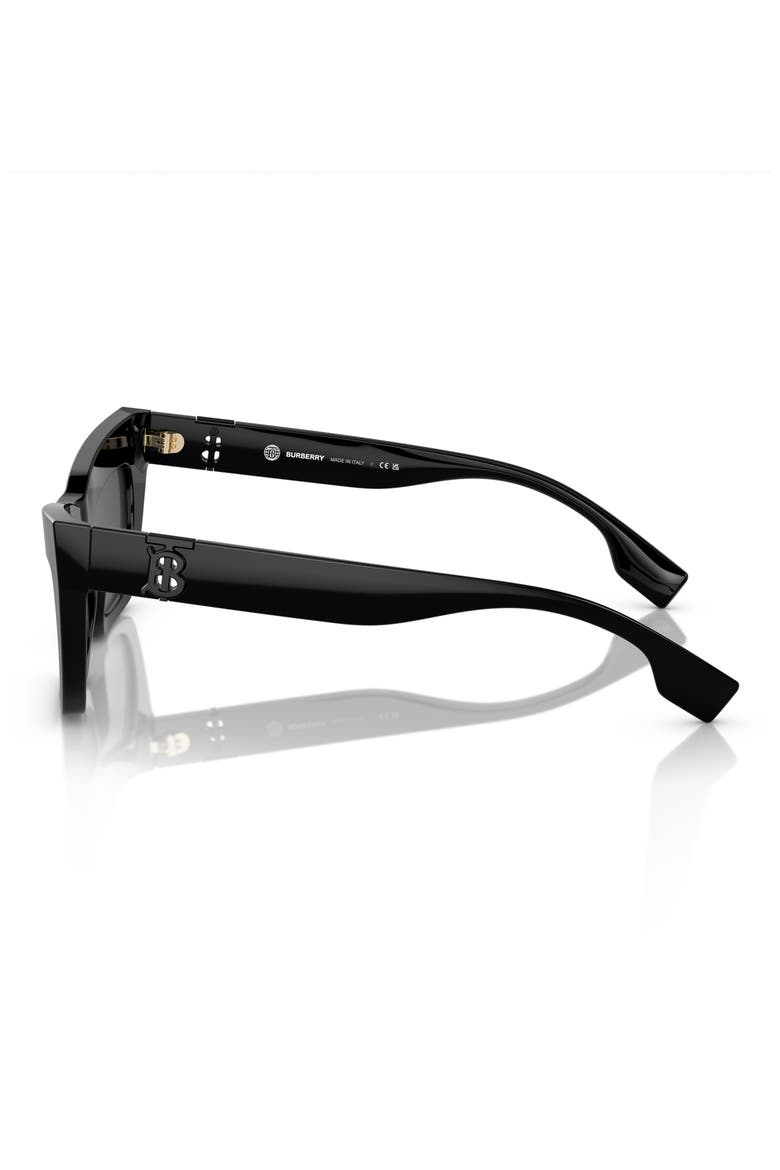 51mm Cat Eye Sunglasses, Alternate, color, DARK GREY