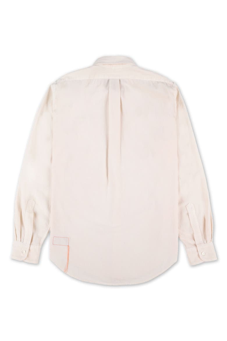 King Corduroy Button Down Shirt, Alternate, color, OFF WHITE