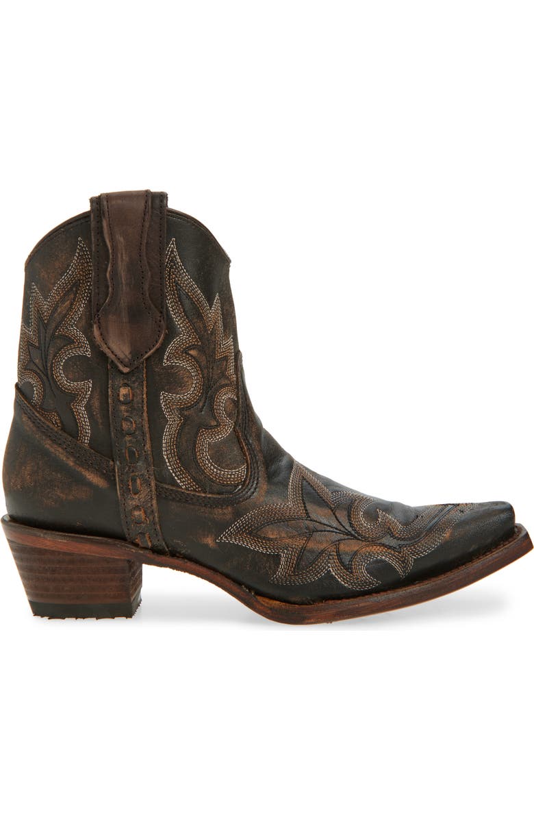 CIRCLE G Embroidered Western Ankle Boot, Alternate, color,