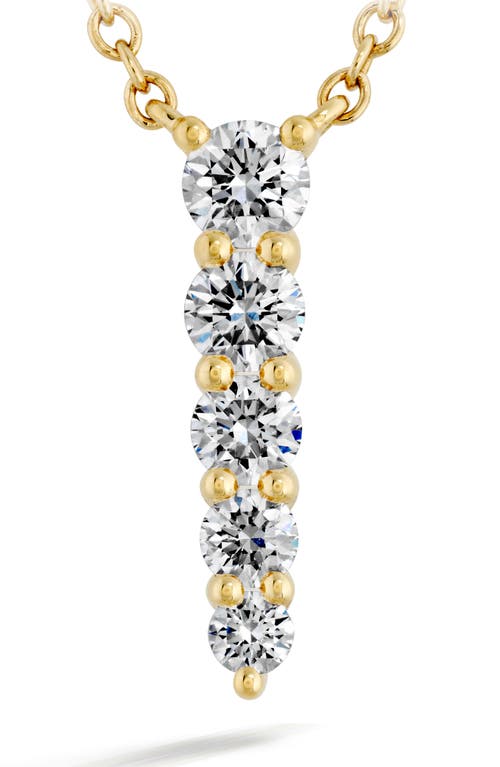 Memoire Mémoire Identity Diamond Pendant Necklace In Gold