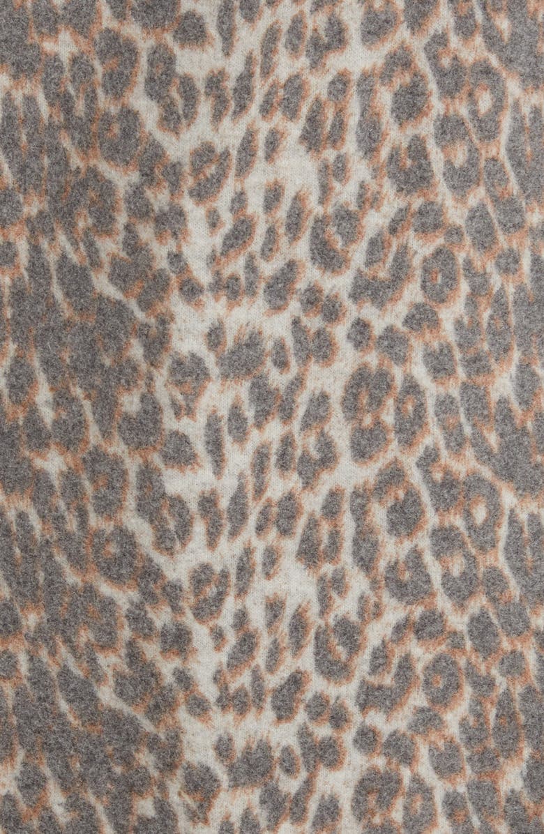 Loveappella Cowl Neck Tunic, Alternate, color, Gray/ Charcoal