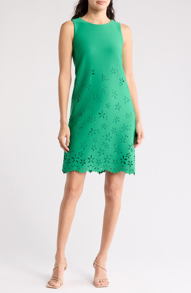 Anne Klein Cutout Sleeveless Shift, Main, color,