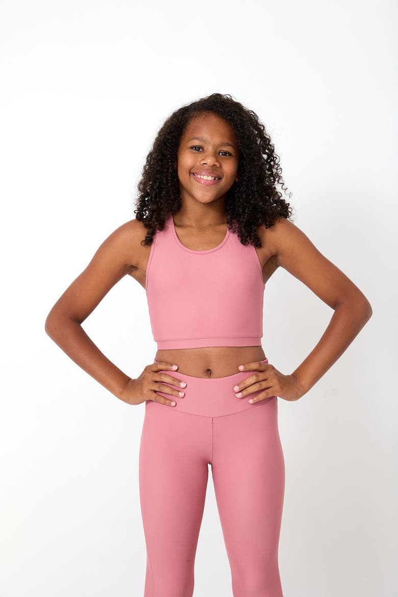 Crop Top, Alternate, color, Dusty Pink