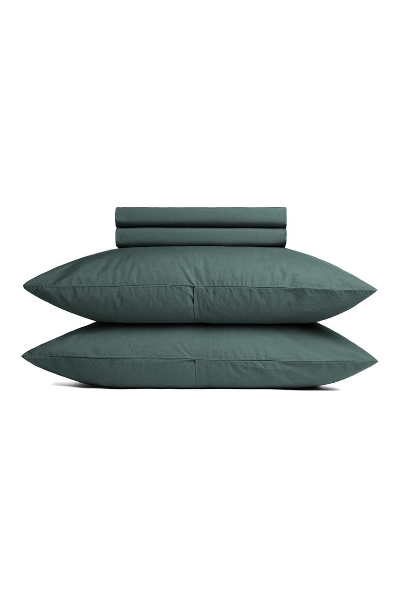 Organic Cotton Sheet Set, Main, color, AGAVE