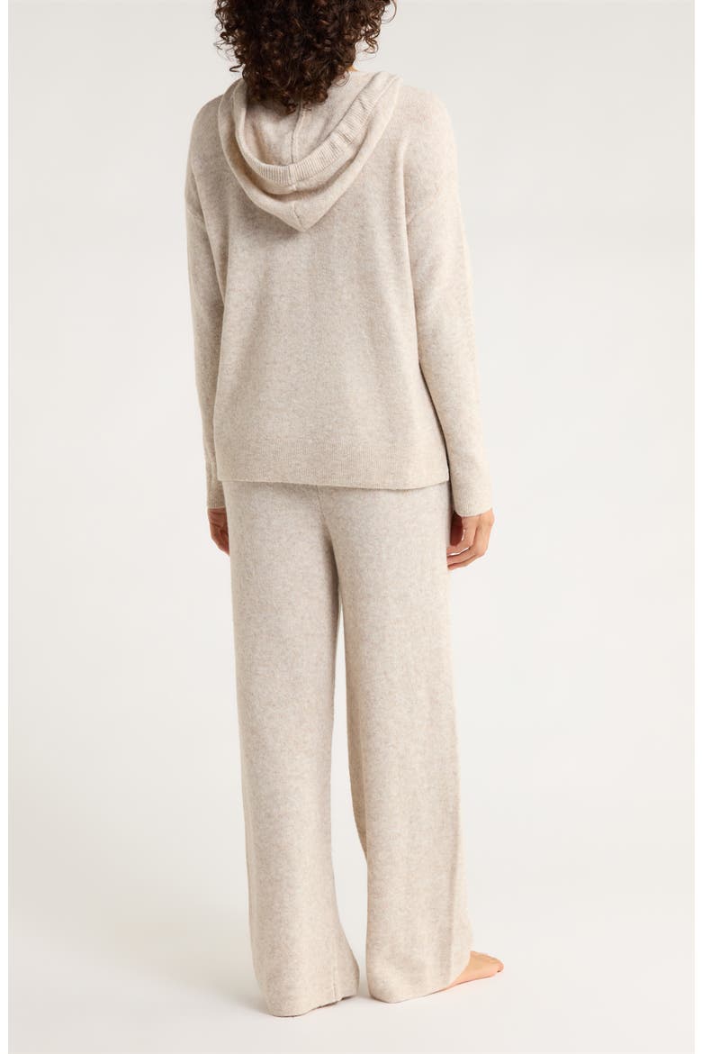 Cozy Hooded Lounge Set, Alternate, color, BEIGE OATMEAL HEATHER