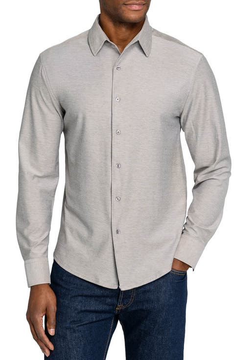 Solid Mapleton Luxe Cross Dyed Long Sleeve Shirt