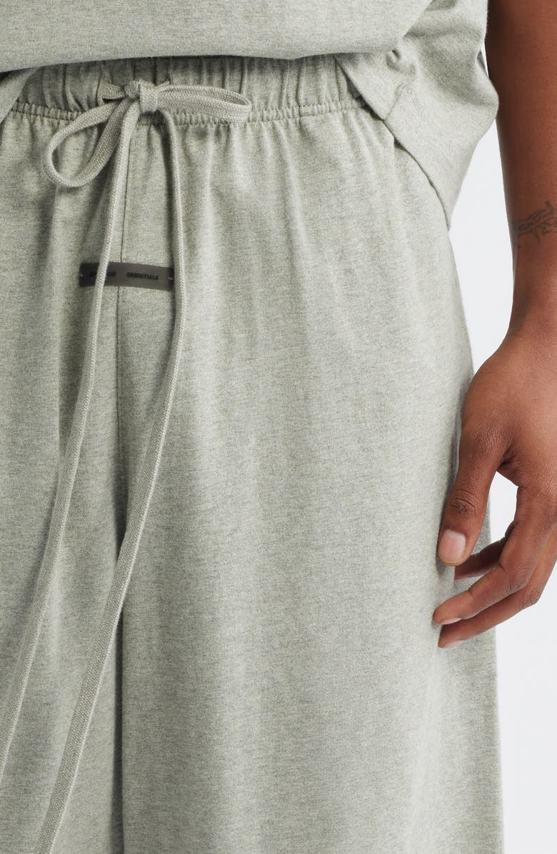 Fear of God Essentials Jersey Basketball Sweat Shorts, Alternate, color, Concrete Heather