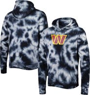 New Era Men's New Era Black Washington Commanders Team Tie-Dye Pullover Hoodie