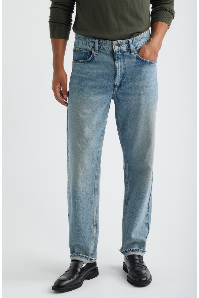 Fit 4 Authentic Rigid Straight Leg Jeans, Main, color, BEACON
