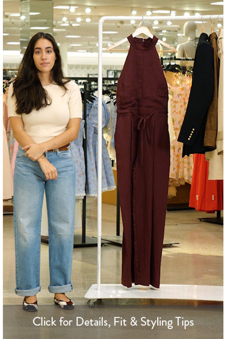 Sleeveless Wide Leg Jumpsuit video