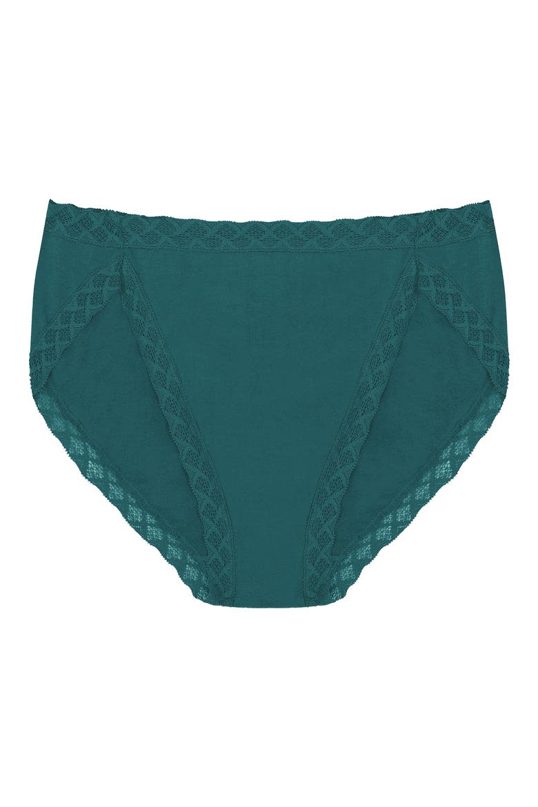 Bliss Cotton French Cut Briefs, Alternate, color, EMERALD BLUE