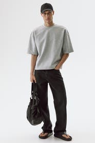 H&M Oversized Fit Scuba Knit T-shirt