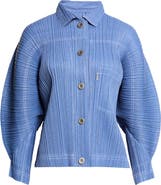 Issey Miyake Plissé Denim Jacket