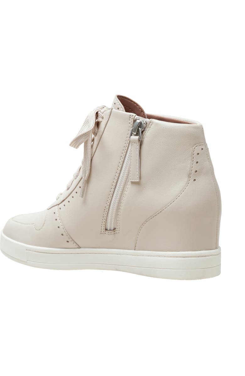 Linea Paolo Andres Mixed Media High Top Sneaker, Alternate, color, Cream