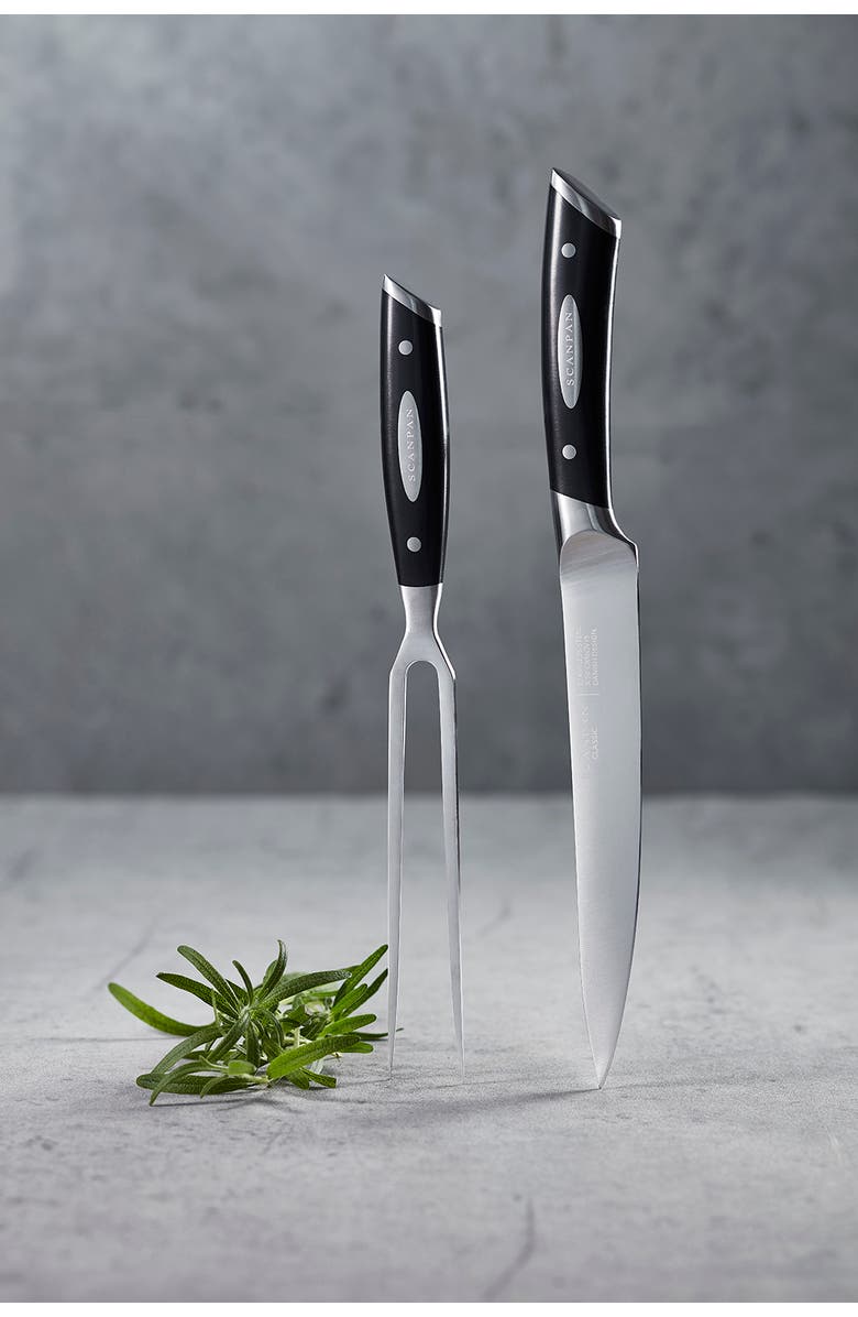 Scanpan Classic 8-Inch Carving Knife, Alternate, color, Black