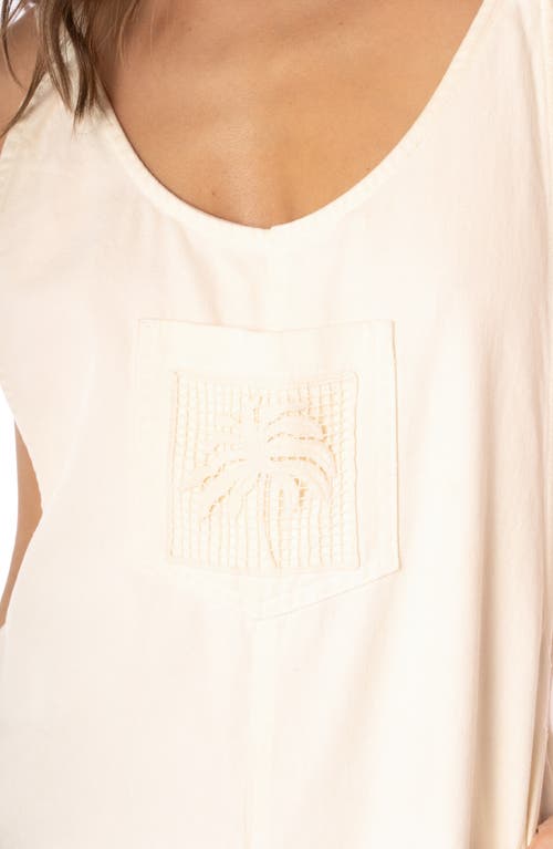 Maaji Zayden Embroidered Cotton Cover-up Romper
