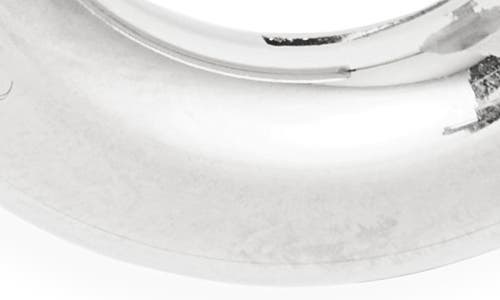 Nordstrom Waterproof Chubby Hoop Earrings In Metallic