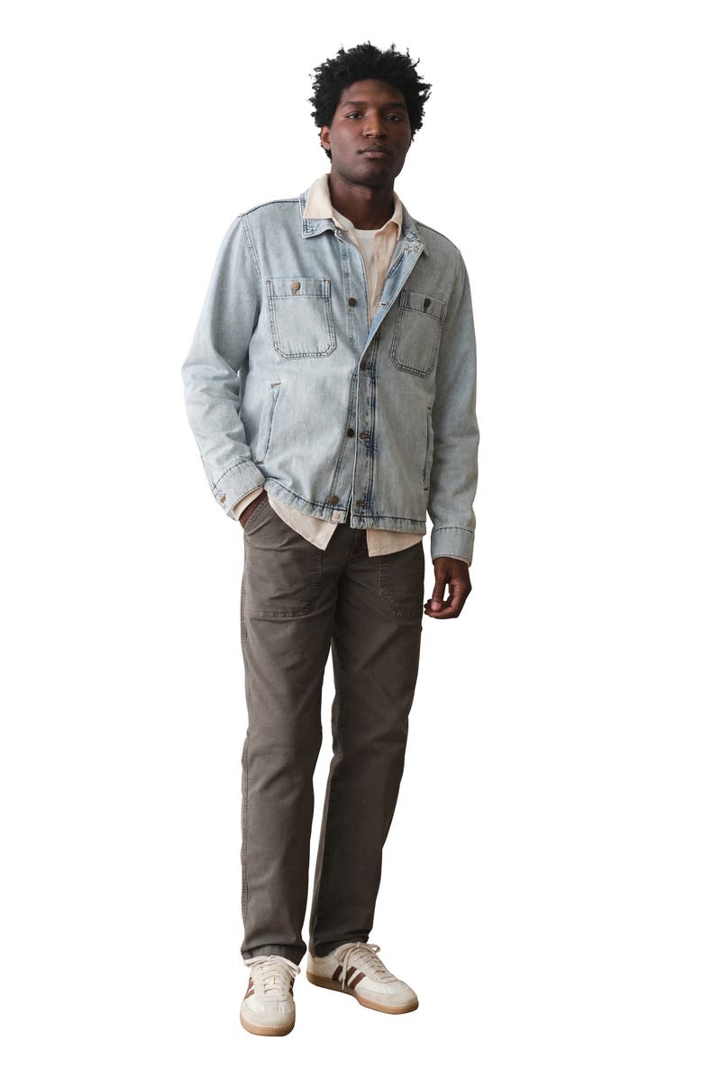 Marine Layer Patrick Denim Jacket, Alternate, color, Light Wash