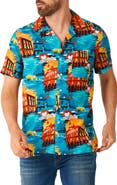 OppoSuits It Short Sleeve Button-Up Camp Shirt