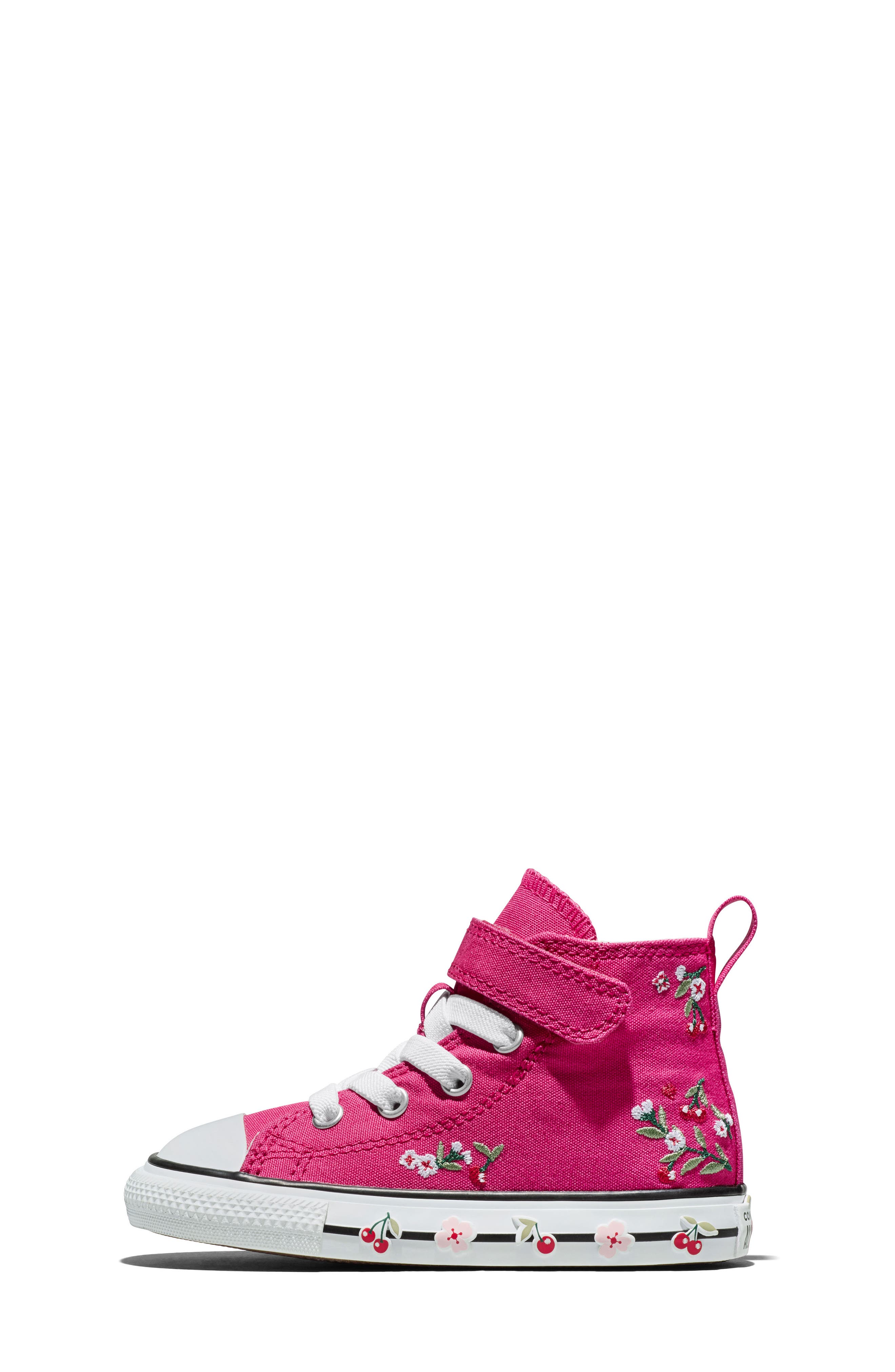 Kids' Chuck Taylor All Star 1V High Top Sneaker, Alternate, color, ROUGH RASPBERRY