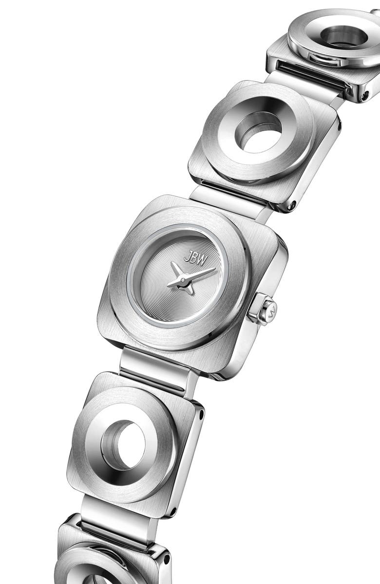 JBW Chasm Bracelet Watch, 22mm, Alternate, color, Stainless Steel