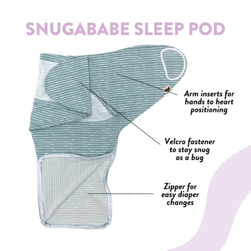 Norani Organic Snugababe Swaddle Sleep Pod With Arm Inserts