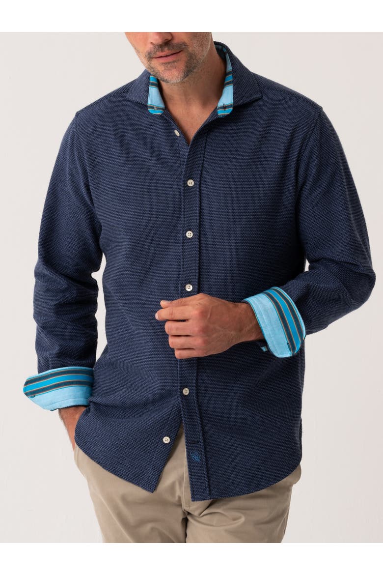 Button Up Shirt, Main, color, Dark Blue