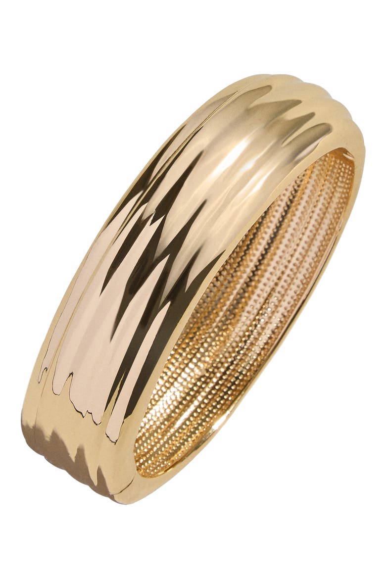 Odessa Hinge Bangle, Main, color, GOLD